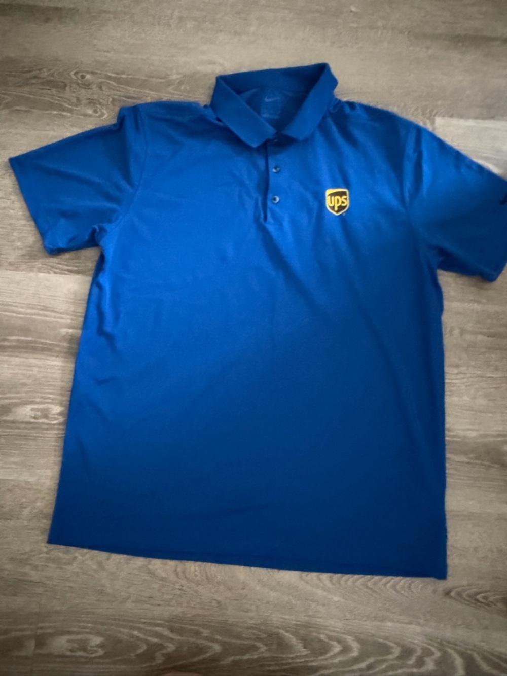 UPS Nike Blue Polo Shirt - Men's Short Sleeve